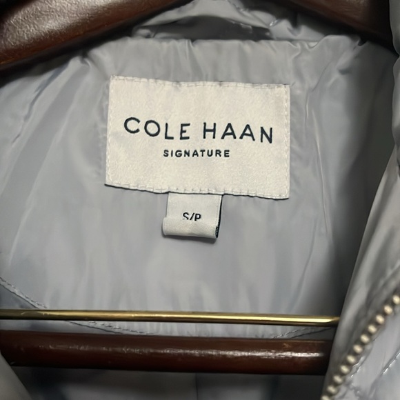COLE HAAN Signature Quilted Silver Sky Women's Jacket - Picture 3 of 11
